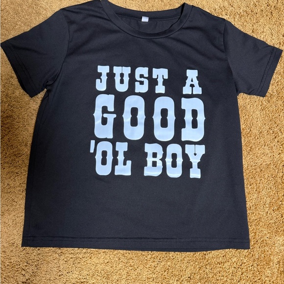 Other - Black Kids T-Shirt - Just A Good 'Ol Boy